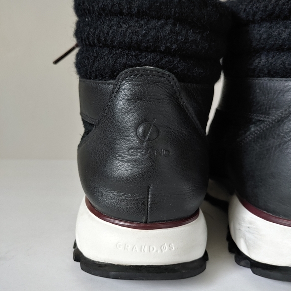 Cole Haan Zerogrand Xc Hiker Boots Size 10 Black Suede - Picture 10 of 15